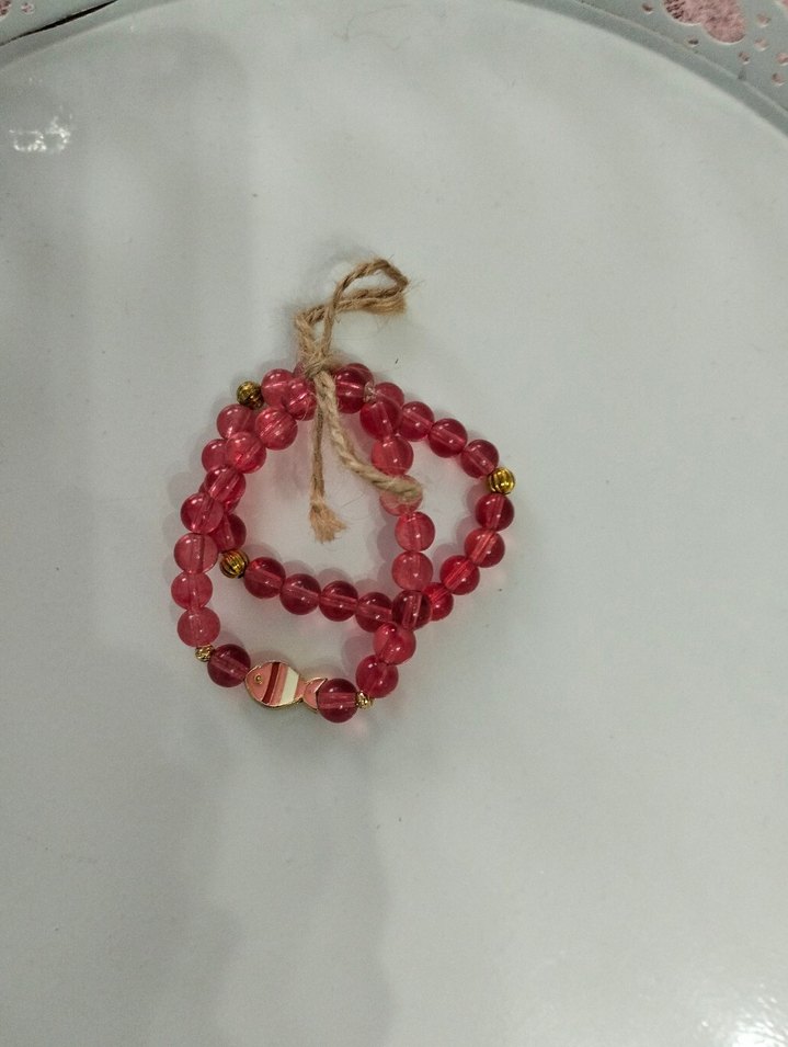 Renkli Boncuklu Balık Desenli Bohem Bileklik - Görsel 3