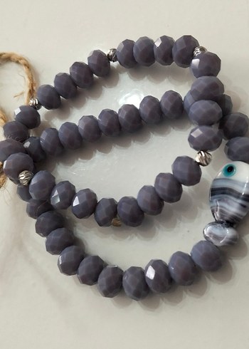 Lila Boncuklu Bohem Kadın Bileklik - Görsel 5