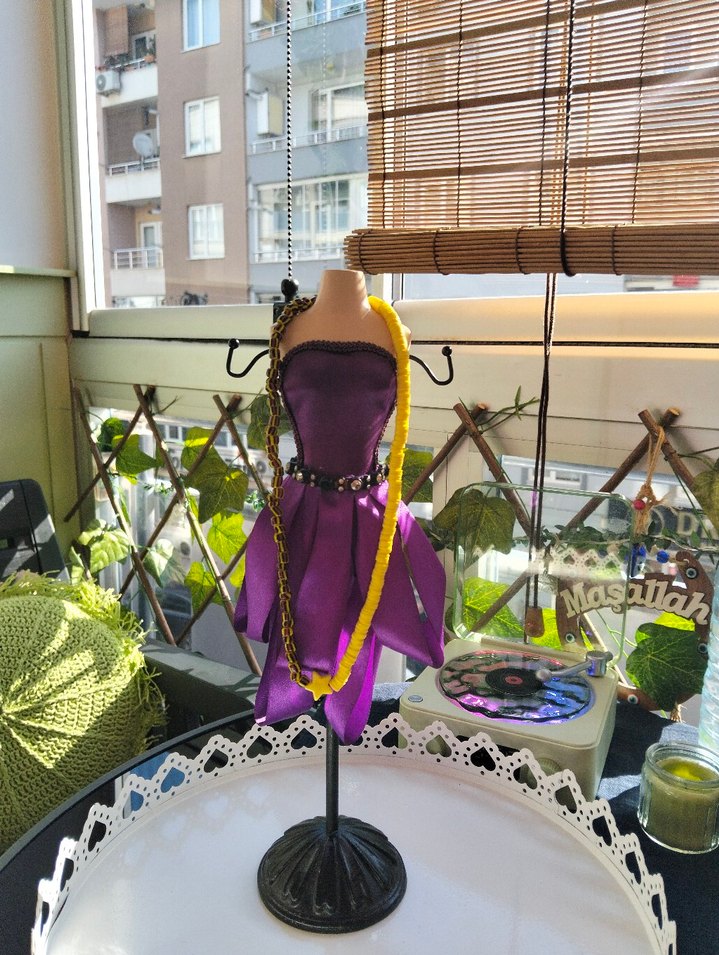 Sarı Yıldız Detaylı Elastik Kadın El Zinciri - Görsel 4