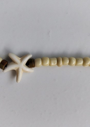 Bej Boncuklu Bohem Halhal - Görsel 4