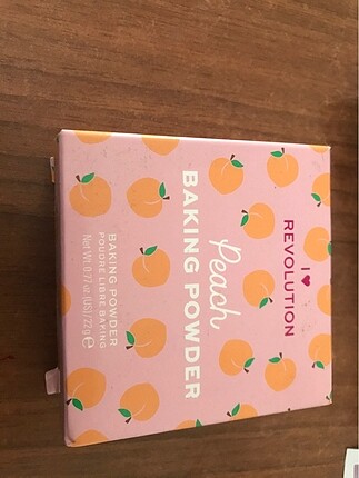 Revolution peach baking powder