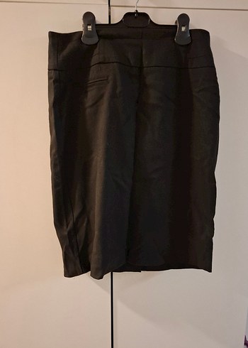 Siyah Midi Kalem Etek Kemerli - Görsel 3