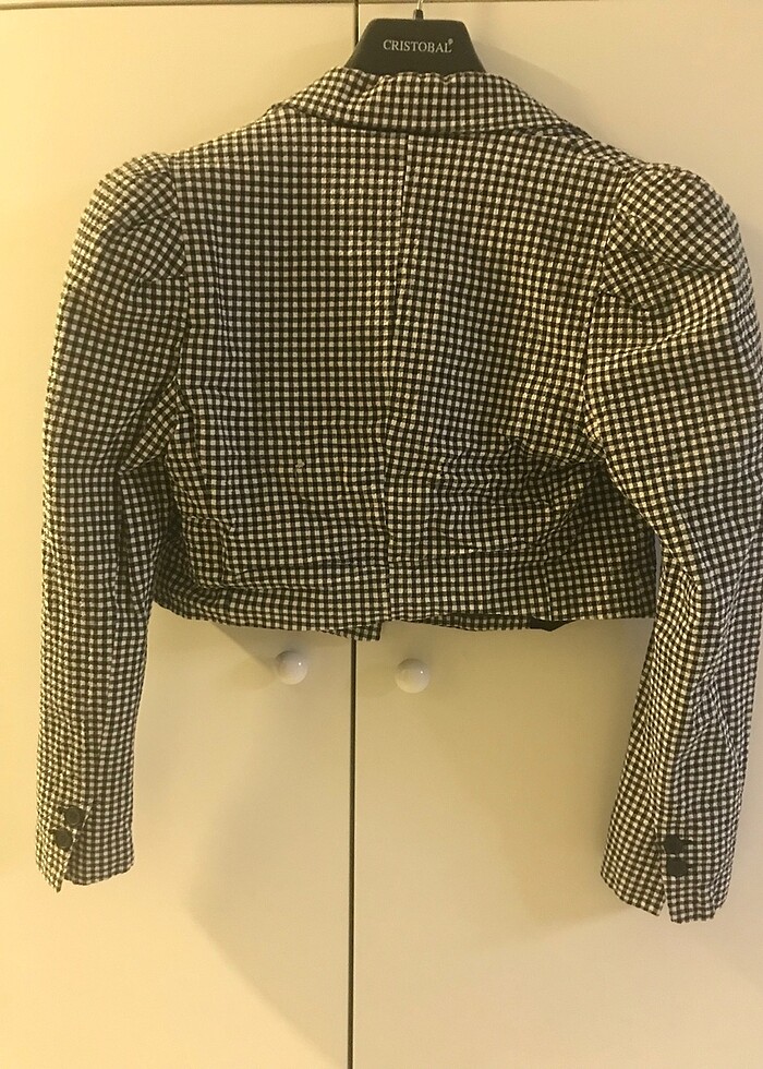 bershka crop ceket - Görsel 4