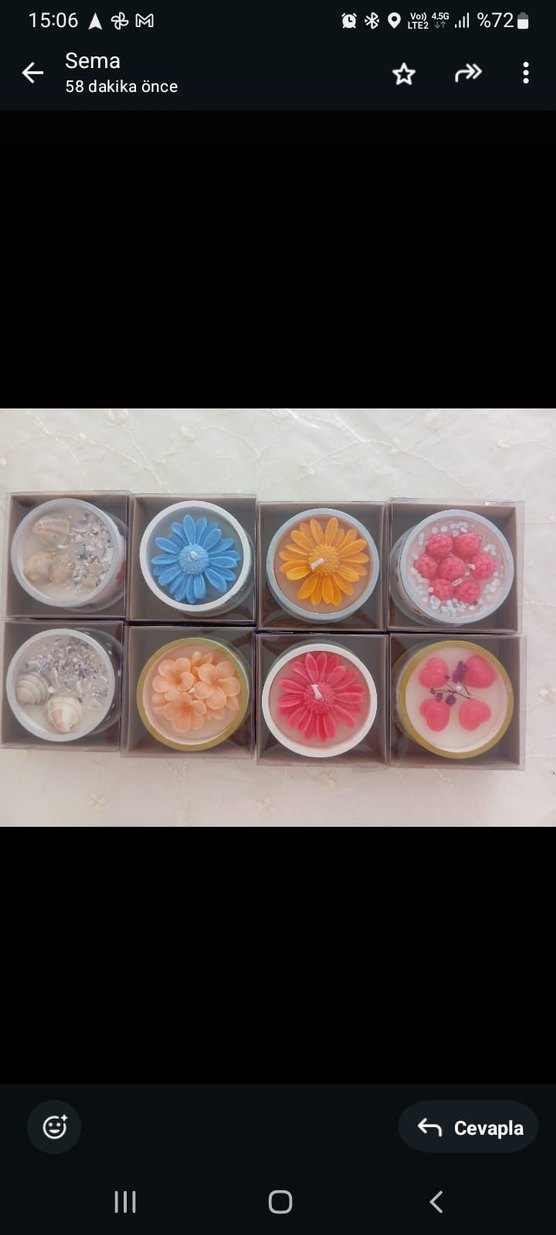 Dekoratif mum - Görsel 2