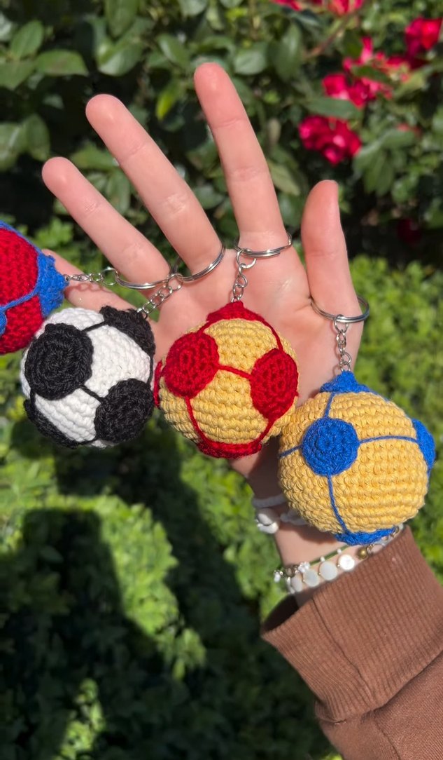 taraftar top anahtarlık - Görsel 5