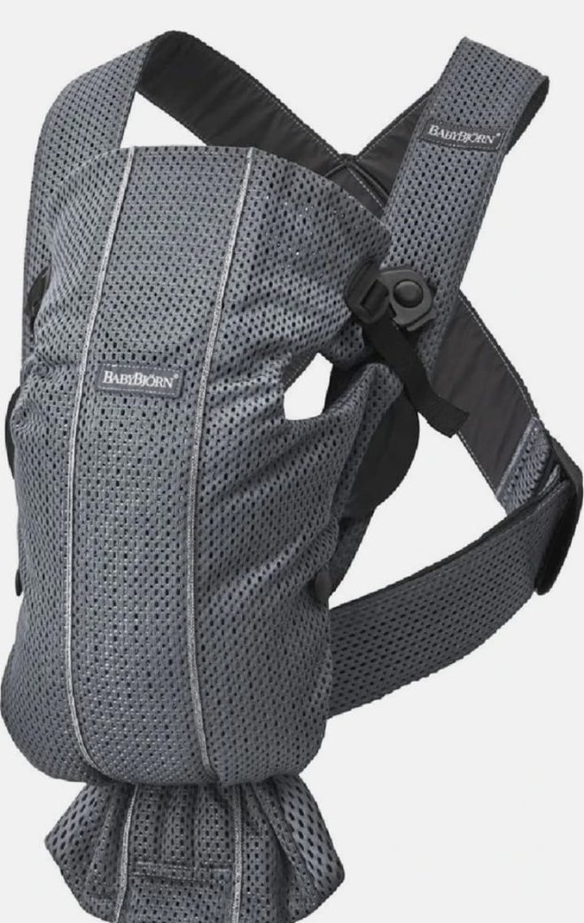 Gri BabyBjörn Bebek Taşıyıcı - Görsel 2