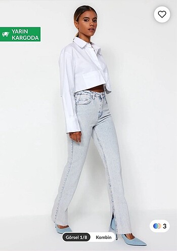 Slim flare jeans