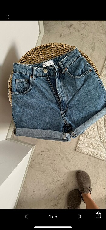Zara jean şort