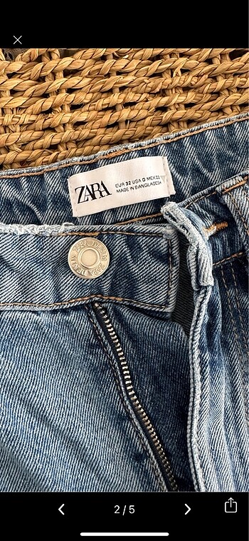 Zara Zara jean şort