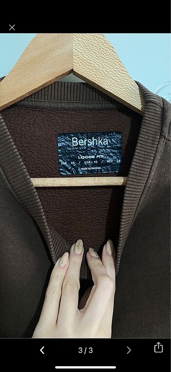 xs Beden Bershka sweatshirt