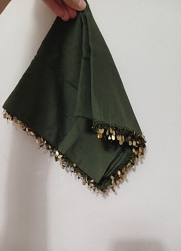 Pullu yazma başörtüsü - Görsel 6