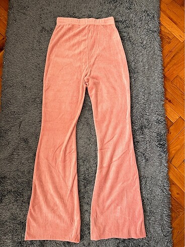 xs Beden H&m kadife pantolon pembe