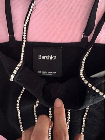 Bershka Bershka tasli askili crop
