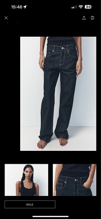 Zara Zara trf genis paca orta bel jean