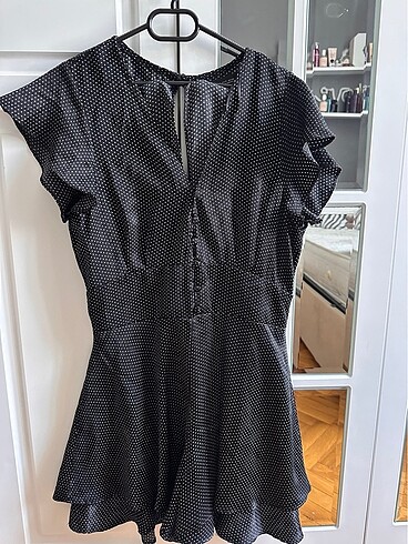 Zara saten kisa tulum