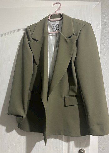 Diğer Yeşil Kadın Blazer Ceket