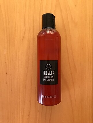 Red musk body lotion