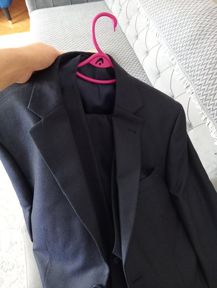 Gri Erkek Ofis Takım Elbise - Görsel 4