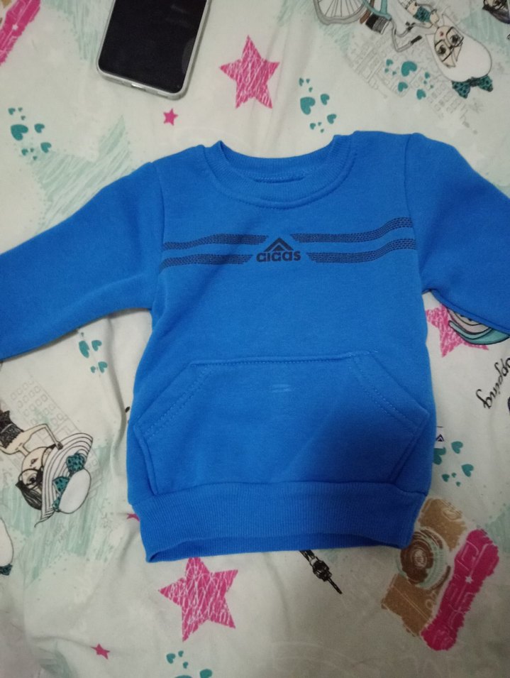 Erkek Çocuk Adidas Mavi Eşofman Takımı - Görsel 5
