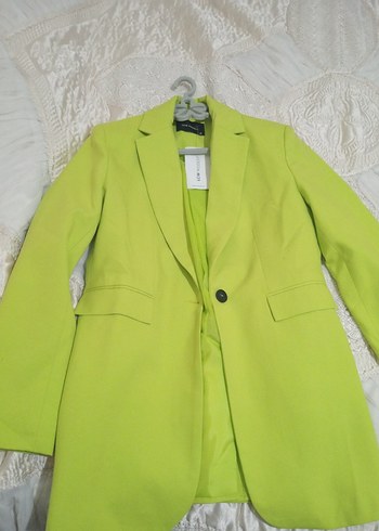 Sarı Kadın Blazer Ceket - Görsel 3