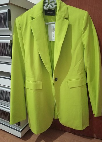 Sarı Kadın Blazer Ceket - Görsel 6