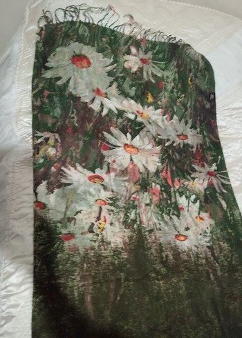 Püsküllü Bohem Kadın Şal - Görsel 2