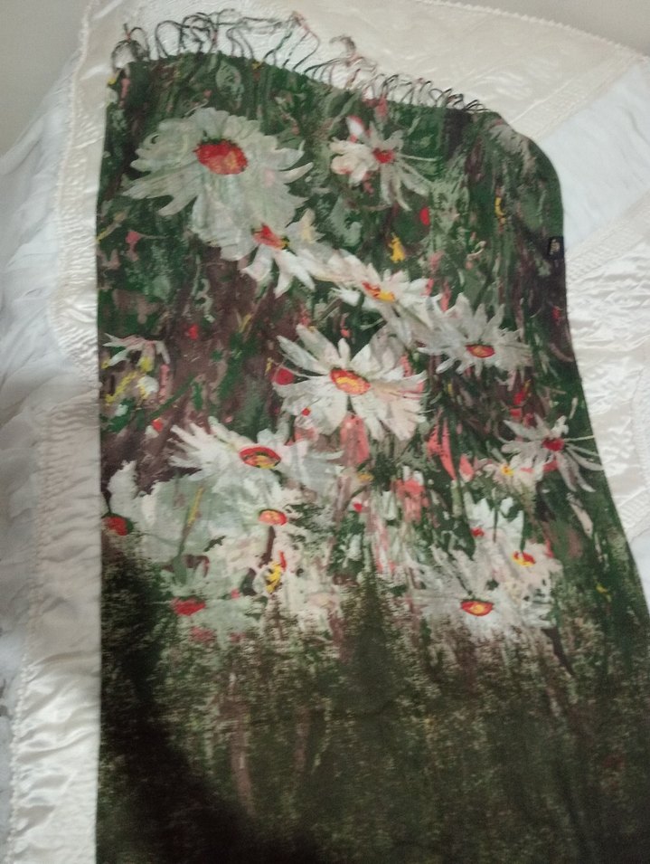 Püsküllü Bohem Kadın Şal - Görsel 2