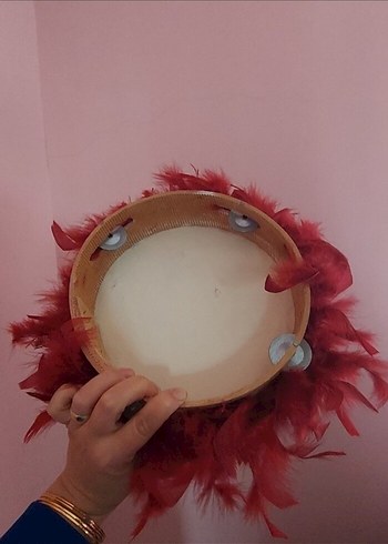 Rabia Gelin nin  Kınası Yazılı kına tefi - Görsel 2