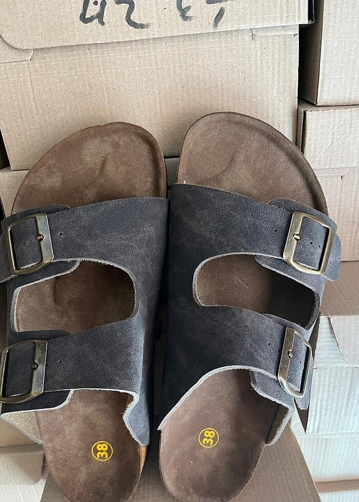 Çift toka terlik - Görsel 5