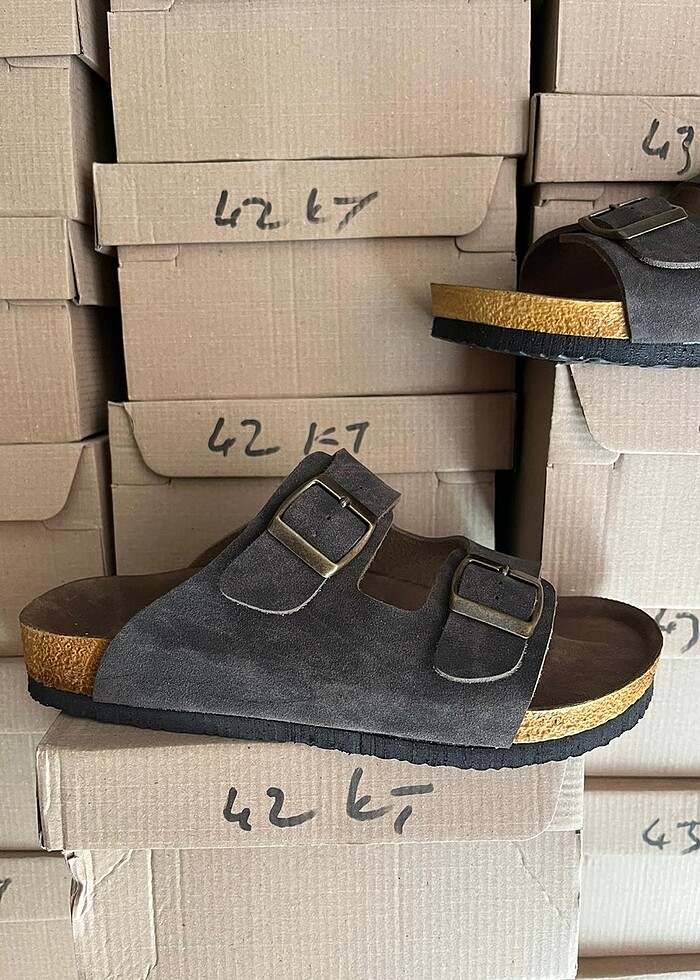 Çift toka terlik - Görsel 2