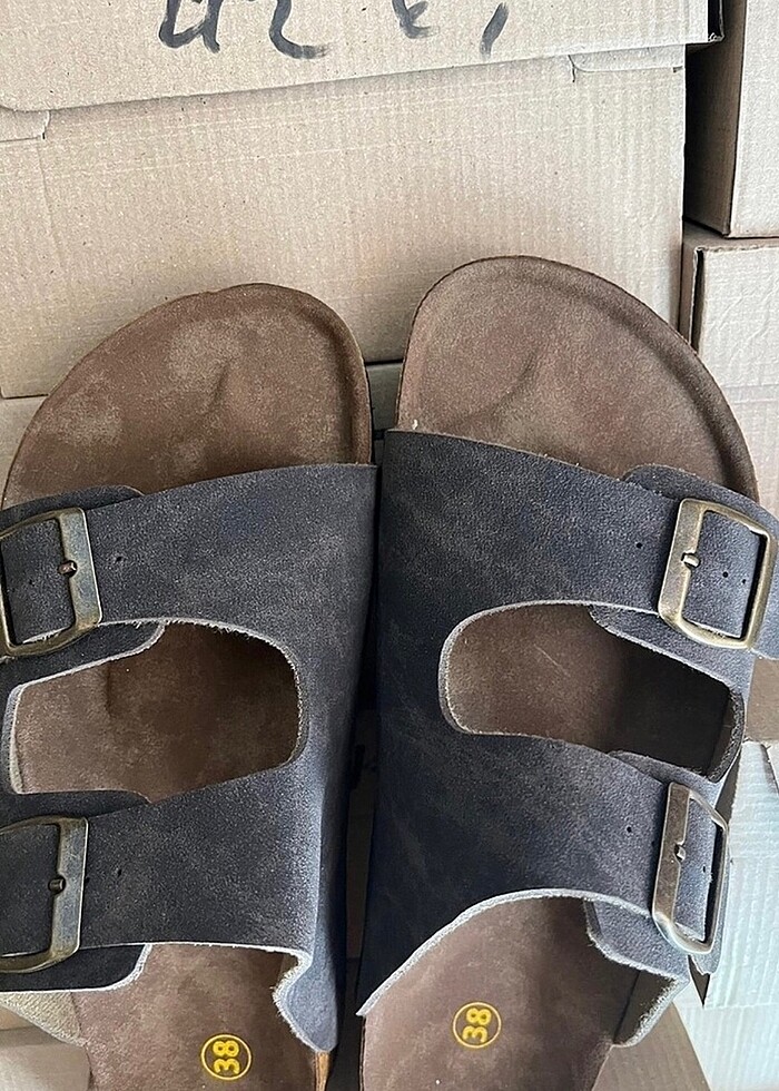 Çift toka terlik - Görsel 2