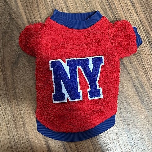 S beden kışlık NY baskılı kıyafet