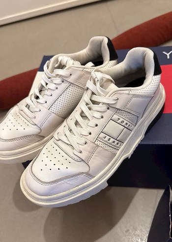 Orjinal Tommy Jeans Beyaz bayan Spor Ayakkabı