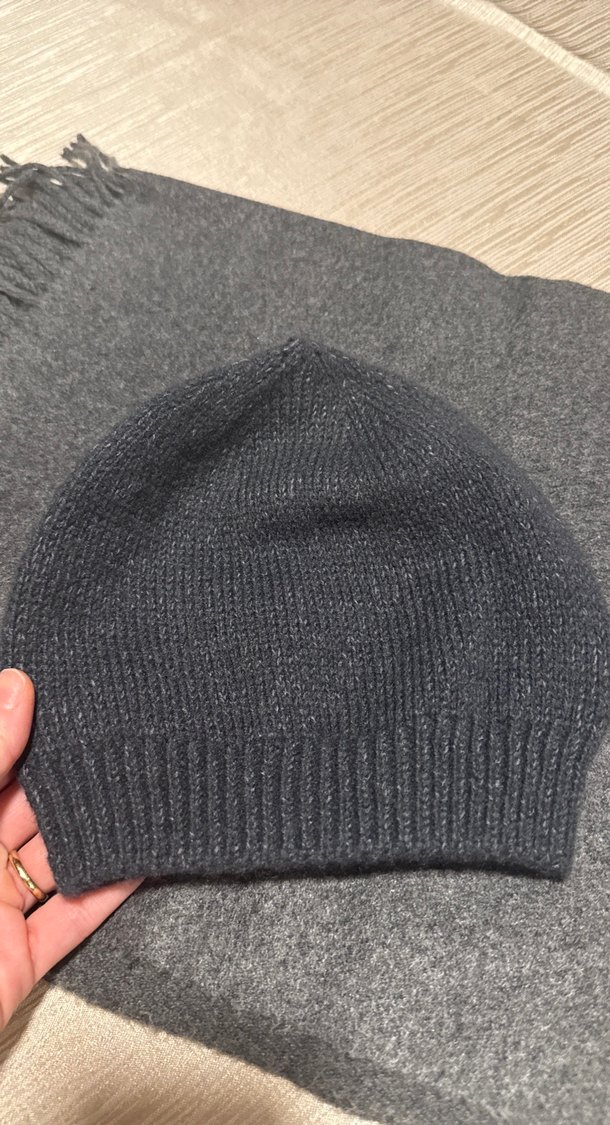 Zara erkek yün Şal Püsküllü Sapka hediye - Görsel 2