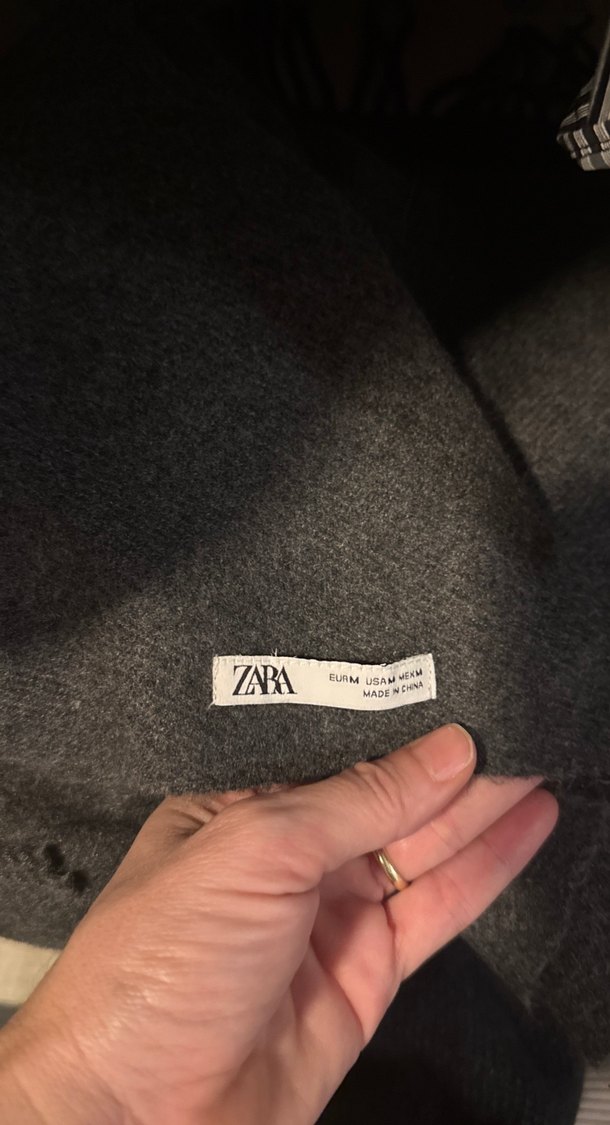 Zara erkek yün Şal Püsküllü Sapka hediye - Görsel 3