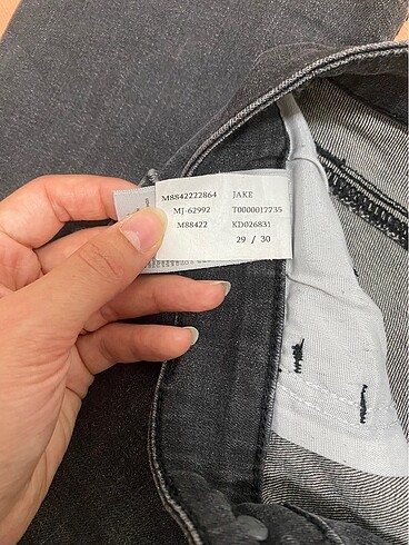 29 Beden Mavi erkek pantolon