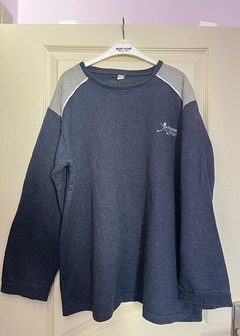 Gri Erkek Oversize Sweatshirt