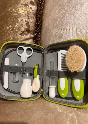 Bebek Bakım Seti Çantalı Yeşil - Görsel 3