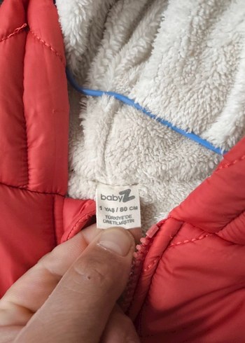 Kapüşonlu Fermuarlı Pembe Bebek Tulumu - Görsel 4