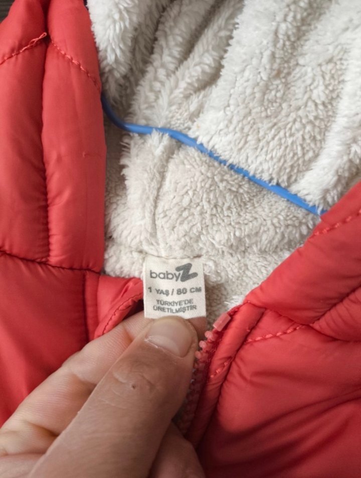 Kapüşonlu Fermuarlı Pembe Bebek Tulumu - Görsel 4