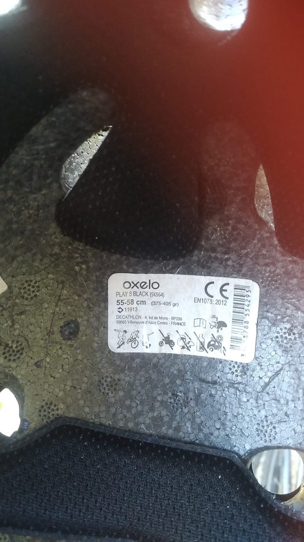 Siyah Biker Motosiklet Kaskı Velcro Bantlı - Görsel 4