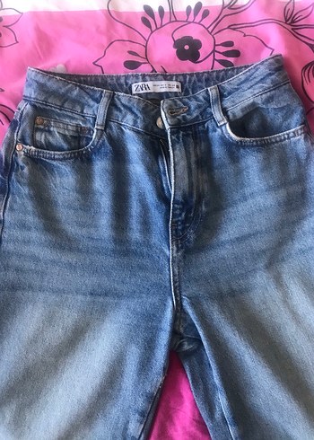 Zara denim pantalon çok şok ve rahat yepyeni - Görsel 3