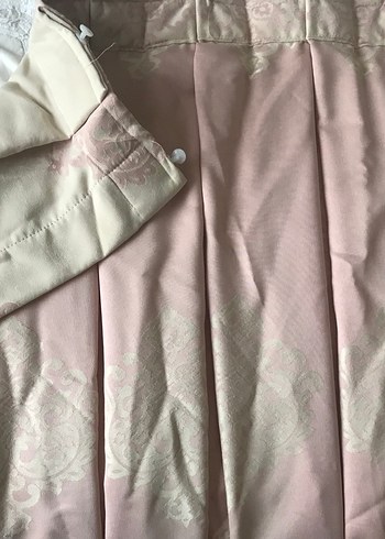 Pastel Pembe Düz Perde - Görsel 2