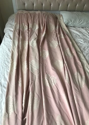 Pastel Pembe Düz Perde - Görsel 3