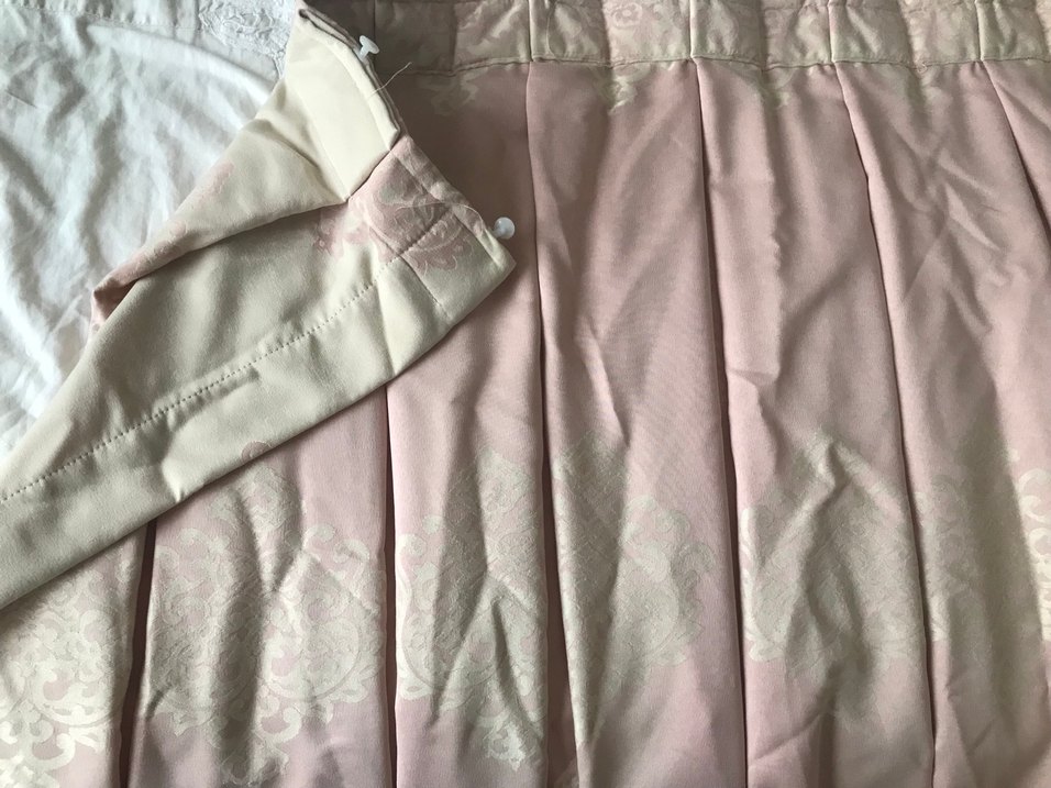 Pastel Pembe Düz Perde - Görsel 2