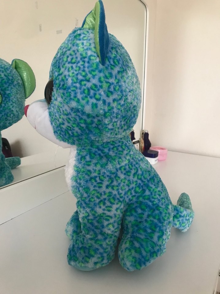 Renkli Turkuaz Peluş Oyuncak Ayı - Görsel 3