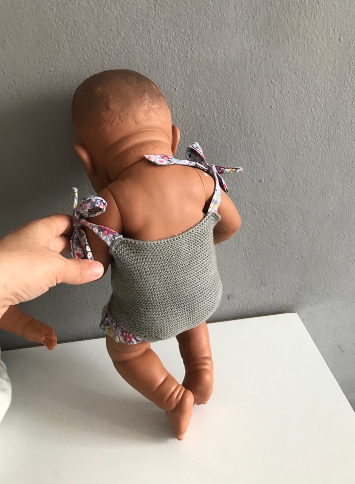 Gri Zenci bebek Oyuncak - Görsel 3