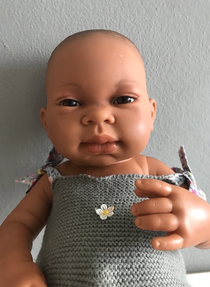 Gri Zenci bebek Oyuncak - Görsel 2