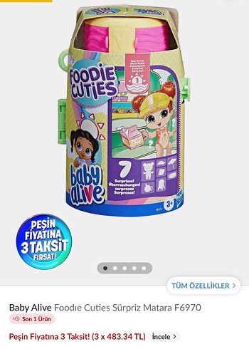 Baby alive matara mini - Görsel 3