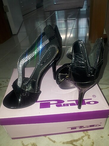 37 Beden siyah Renk Kadın topuklu ayakkabı abiye ayakkabı stiletto